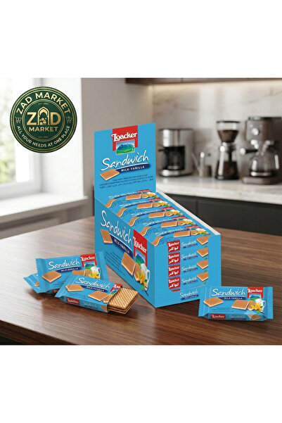 Loacker Luokaer Wafer Sandwich Vanilla Box 25*25g