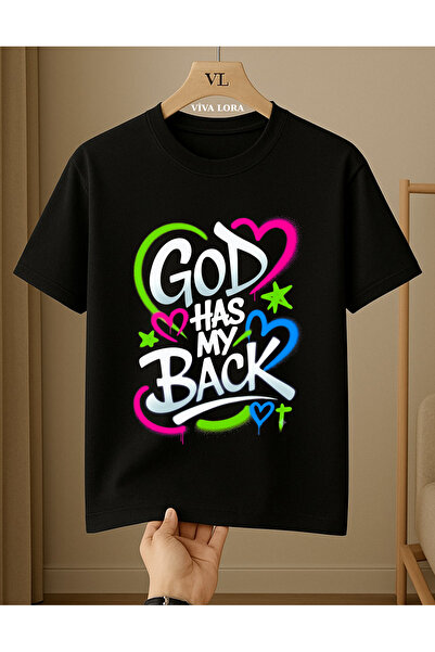 VİVA LORA Printed Unisex 100% Cotton Regular T-Shirt with Crew Neck