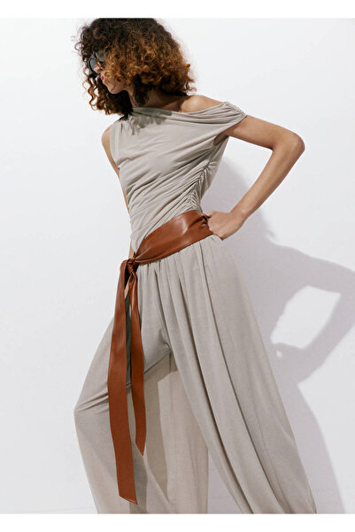 MANGO Woman Drape asimetrik bluz