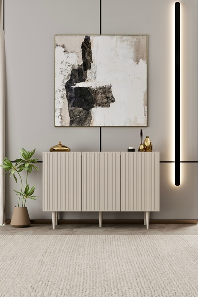 moldesan Capella MDF 3 Kapaklı Konsol 120 cm
