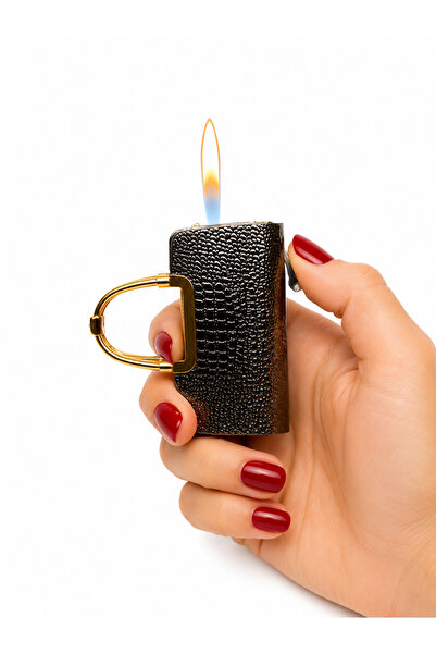 ONRSTORE Krokodil Desenli Gaz Dolumlu Metal Anahtarlık Çakmak Model