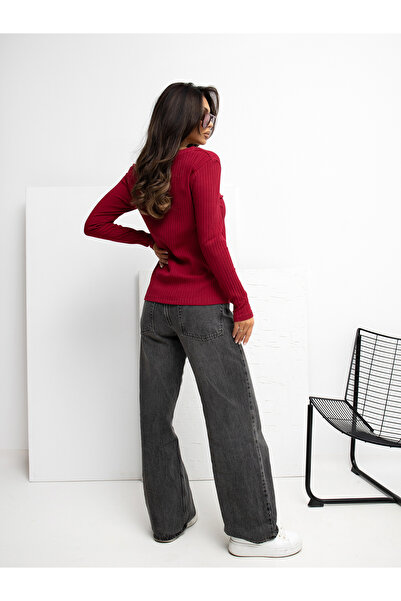 Factory Price Bluza Dama Bordo