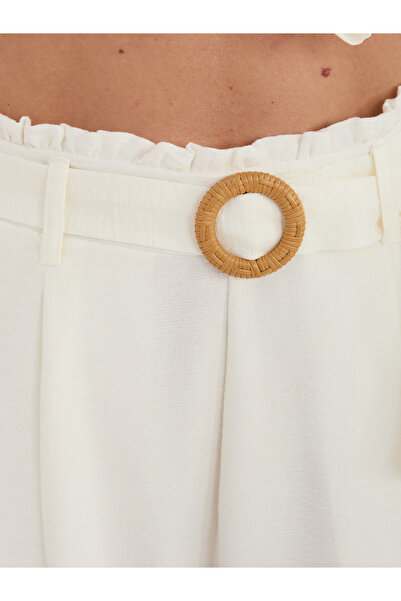 Factory Price Pantaloni Scurti Dama Alb