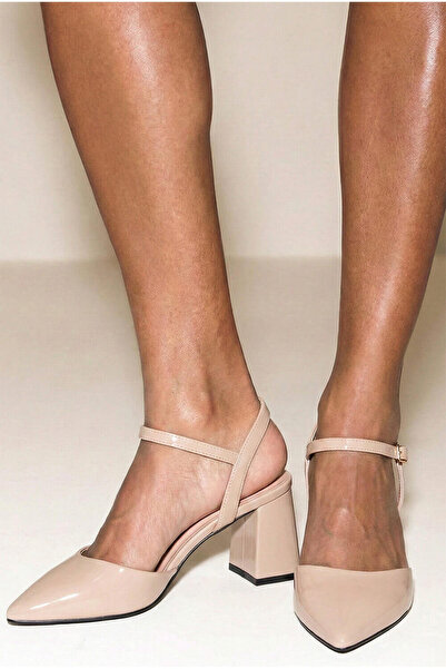 Luigi Μυτερές Γόβες Slingback - Νουντ - 39
