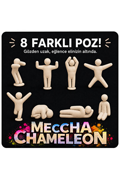 DÖRT4LÜK Meccha Chameleon Game Karakter 8 Pozisyon