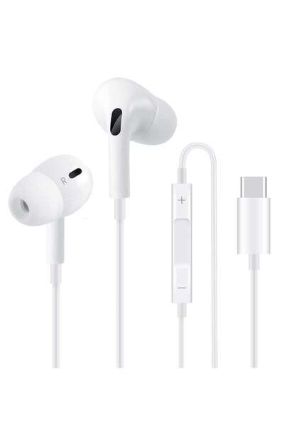 ELTRAZONE سماعات أذن USB C، سماعات سلكية من النوع C مع ميكروفون وتحكم في مستو...