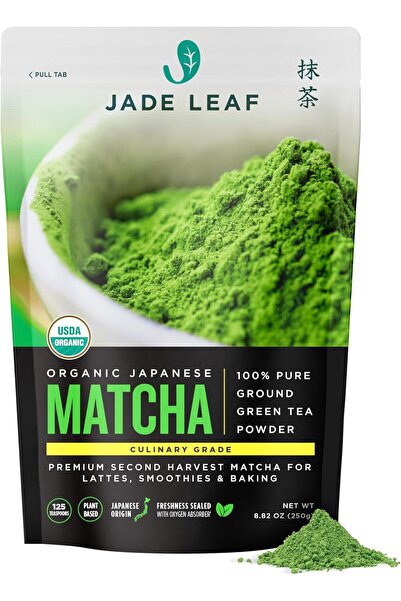 Jade Leaf Matcha Jade Leaf Organic Green Tea Matcha Powder - Premium Second H...