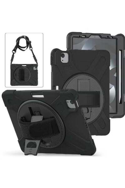 ELTRAZONE Rugged 360° Rotatable iPad Case – Heavy-Duty Shockproof Military-Gr...