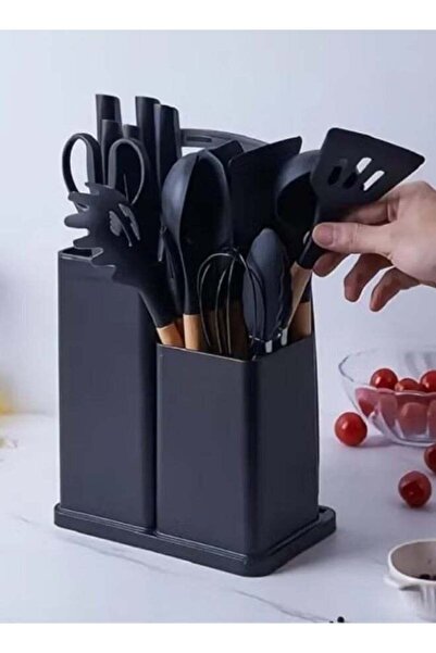 ELTRAZONE Kitchen Utensil Set 19 Piece Silicone - Non-Stick Cooking Tools Kit...