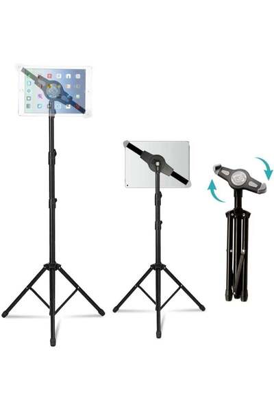 ELTRAZONE IPad and Mobile Phone Tripod Stand,Height Adjustable 20 to 60 Inch ...