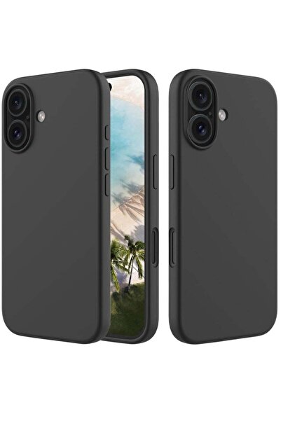 ELTRAZONE iPhone 16 Plus Slim Fit Matte Black TPU Case – Soft, Flexible Silic...