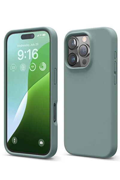 ELTRAZONE Midnight Green Full Body Protection Case for iPhone 16 Pro - Shockp...