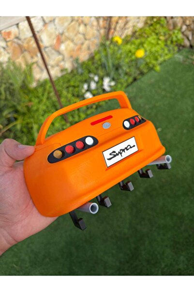 bambam 3d Supra Keychain Wall Hanger in Orange Color