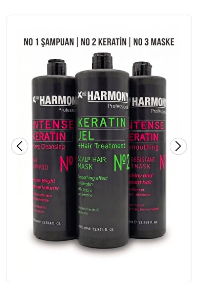 X Pro Harmony 3'lü Keratin Saç Bakım Seti Şampuan + Keratin Jel + Maske 3x100...