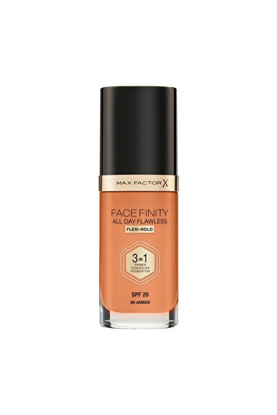 OEM Max Factor, Facefinity, Mat, Fond de ten lichid, 90, Amber, SPF 20, 30 ml