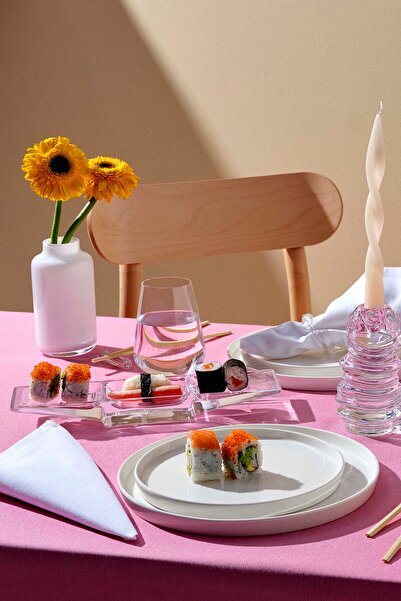 Paşabahçe Silhouette Compartmented Serving Plate, Stylish Serving Tray
