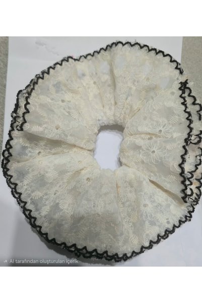 ALYAAKSEAUR Lace Scrunchie Hair Tie