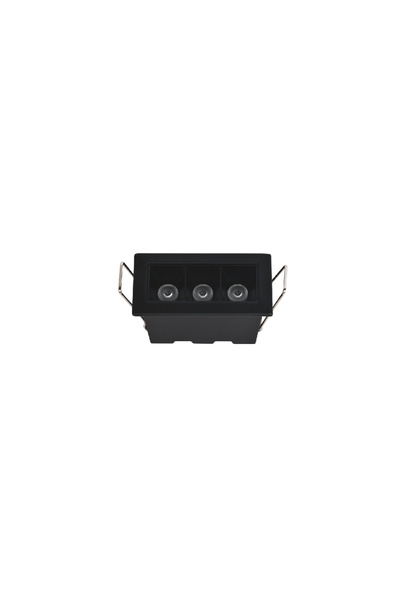InLight Σποτ χωνευτό 3x3W 3CCT σε μαύρο χρώμα X00190B