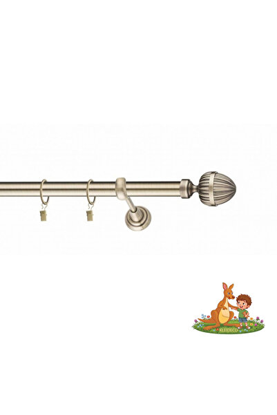 KLEIDECO Galerie simpla perdea Austria, Metal, Diametru 25mm, Capete St POLTE...