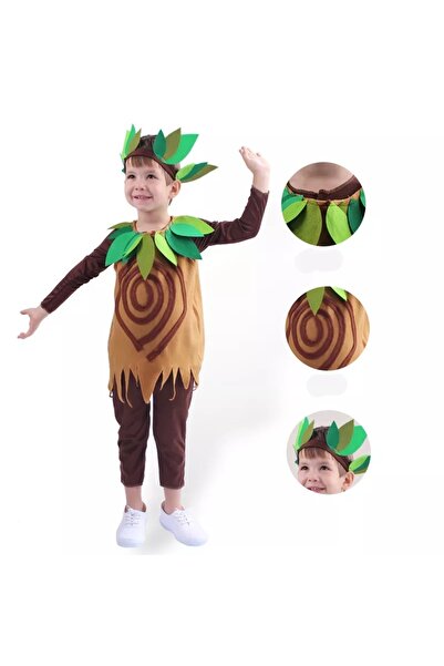 Funny Party Shop Costum carnaval copii copac, 5-6 ani, 112-120cm
