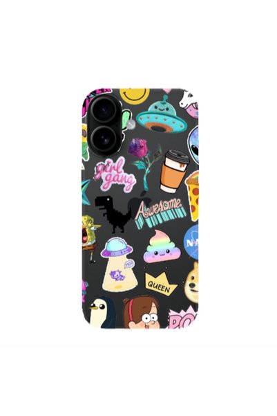 Other Apple Iphone 16 plus Cartoon queen Transparent Silicone TPU Θήκη