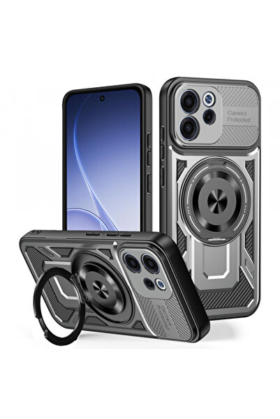 Techsuit Husa pentru Oppo Reno15 FS / Reno15 F, Techsuit, RuggedCam, Gri