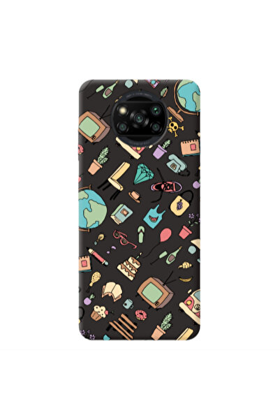 Other Xiaomi Poco X3 /X3 Pro Best buds Black Colored Silicone TPU Θήκη