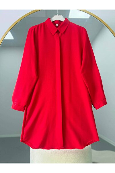 VOLT CLOTHİNG Basic Oversize Tunik Gömlek