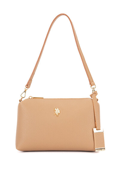 U.S. Polo Assn. K.Beige Women's Shoulder Bag Us26145