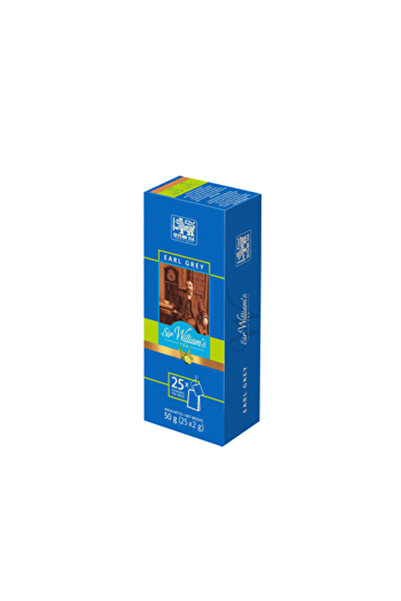 Generic Brand Ceai negru Earl Grey Sir William, 50g, 25 pliculețe, aromă de b...