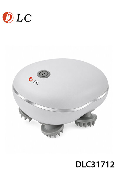 DLC Electric Scalp Massager DLC31712 Rechargeable 4 Head Silicone Deep Tissue...