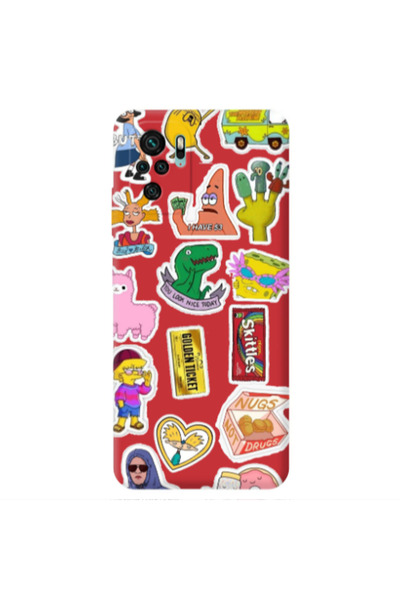 Other Xiaomi Redmi Note 10S best cartoons Red Colored Silicone TPU Θήκη