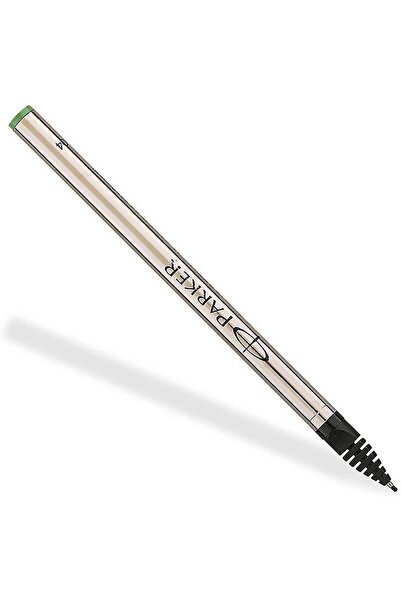 Parker خرطوشة حبر قلم حبر سائل متوسطة الحجم من الجيل الخامس، حبر أخضر زيتوني،...