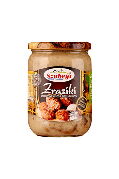 Generic Brand Zraziki de porc in sos de ciuperci, SZUBRYT, 470 g