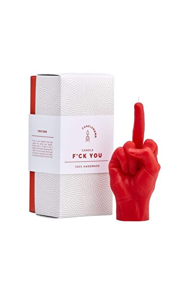CANDLEHAND Lumânare decorativă „F*ck You”, - roșie