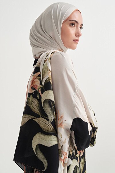 carell Eli Floral Floral Shawl Black