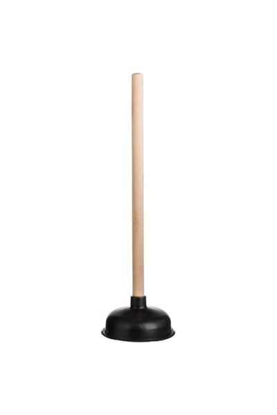 OEM Ventuză neagră pentru desfundare cu mâner din lemn Ø14x48cm