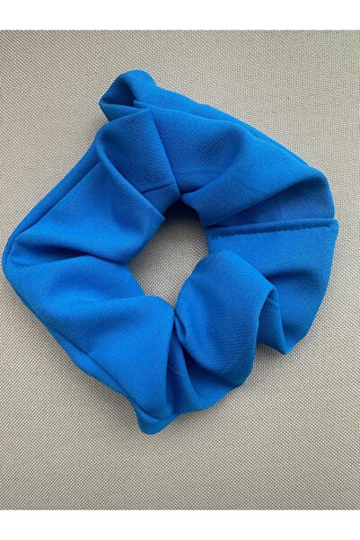 PAZEN MODA Scuba Fabric Elastic Buckle Saks Blue Color