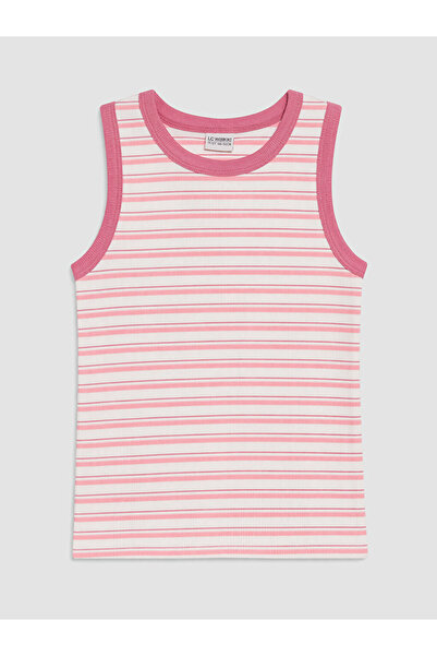 LC Waikiki Sparkling Choices Zero Roba Collar Striped Girls' Undershirt from ...
