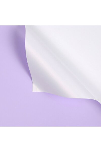OEM Bicolor Plastic Cellophane White Purple 58x58 cm