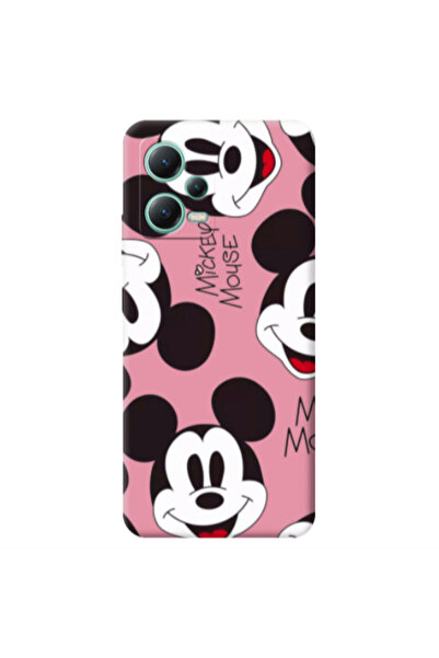Other Xiaomi Redmi Note 12 Pro 5G Mickey Mouse Pink Colored Silicone TPU Θήκη