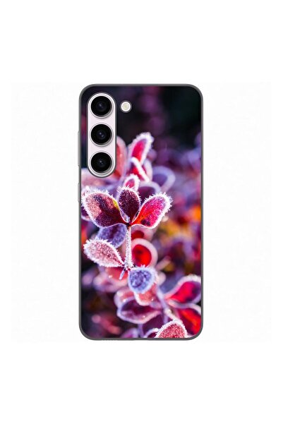 OEM Husa compatibila cu Samsung Galaxy S23 Silicon Gel Tpu Model Flori Inghetate