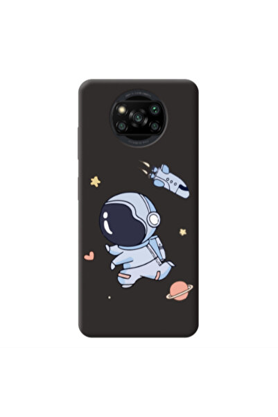 Other Xiaomi Poco X3 Pro Aduket Black Colored Silicone TPU Θήκη