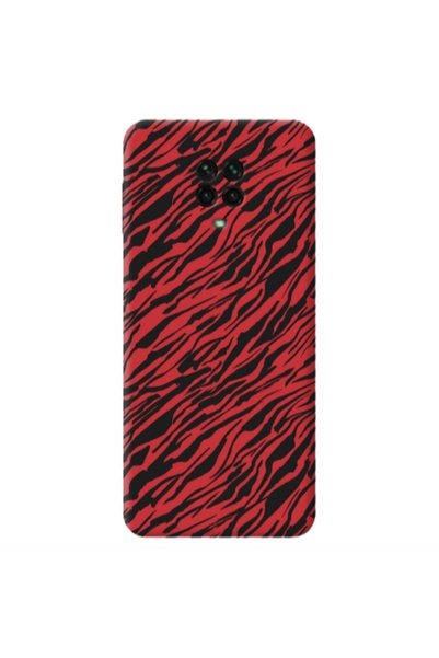 Other Xiaomi Redmi Note 9 Pro Black zebra Red Colored Silicone TPU Θήκη