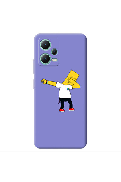Other Xiaomi Redmi Note 12 Pro 5G Simpsons2 Purple Colored Silicone TPU Θήκη