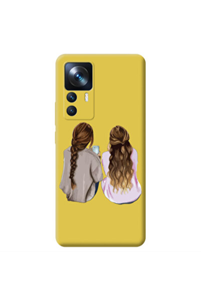 Other Xiaomi Mi 12T Friends Yellow Colored Silicone TPU Θήκη