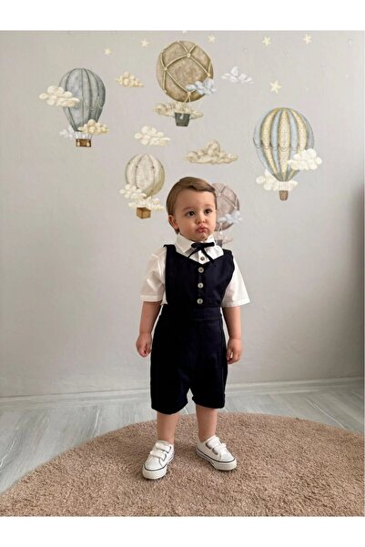 favorimkids Summer Premium Black Suit Includes Shirt (Short Sleeves)1