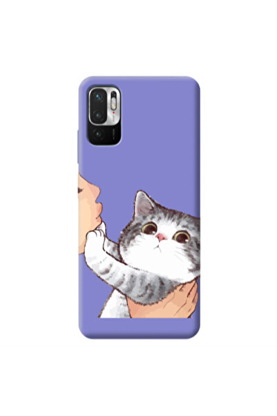 Other Xiaomi Redmi Note 10 Pro 5G No Kiss Purple Colored Silicone TPU Θήκη