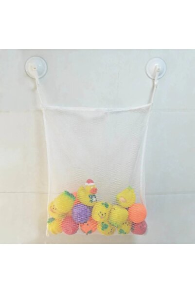 AAA Plasă pentru organizarea jucăriilor de baie cu ventuze 30x40cm