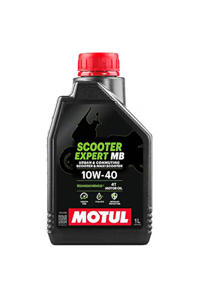 Motul SCOOTER EXPERT MB 10W40 4T MINERAL YAĞ 1LT